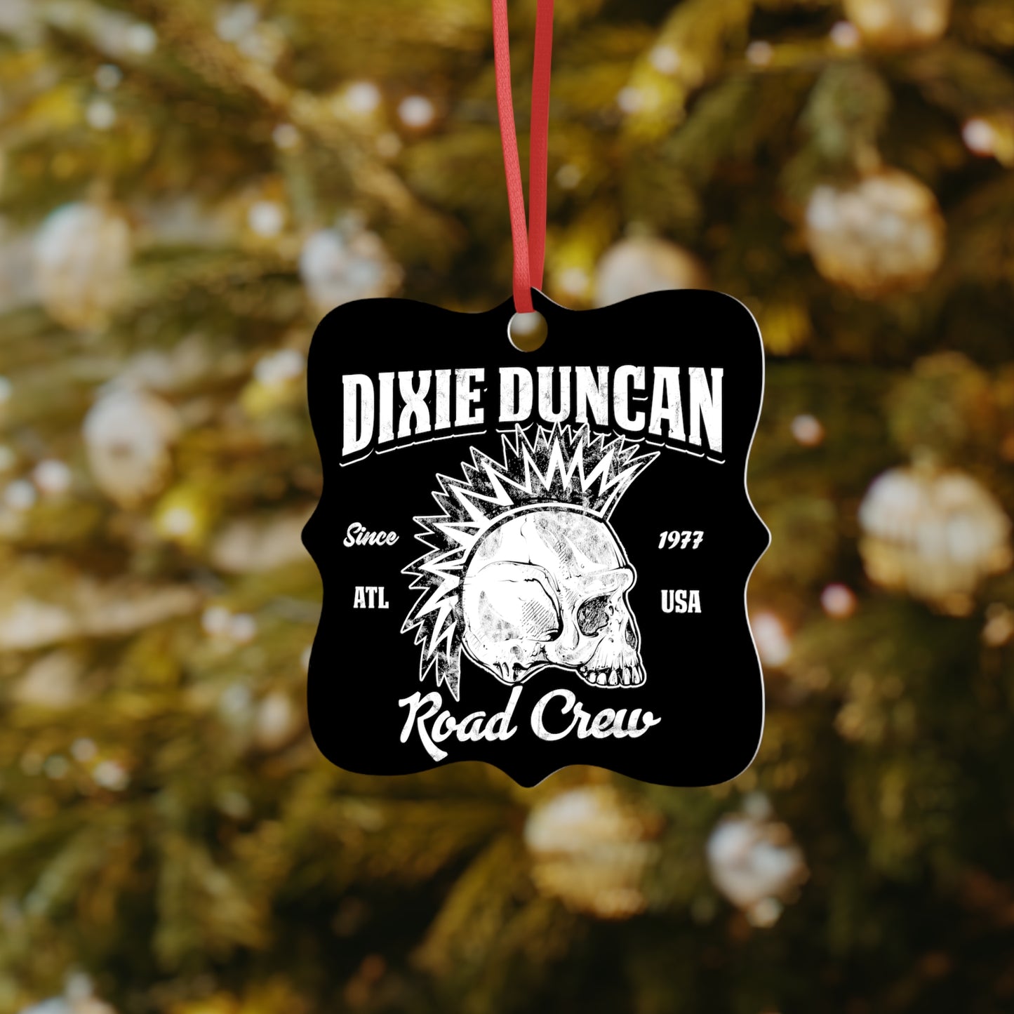 Aluminum DD Road Crew Ornaments, 1pcs (Black)