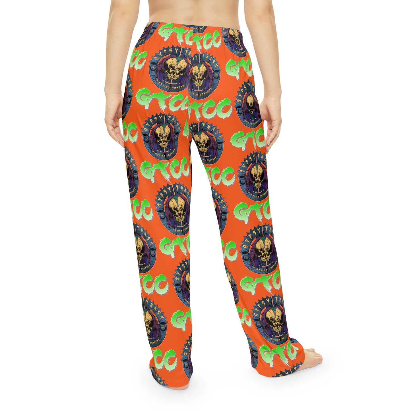 GTCC Womens Pajama Pants (Orange)