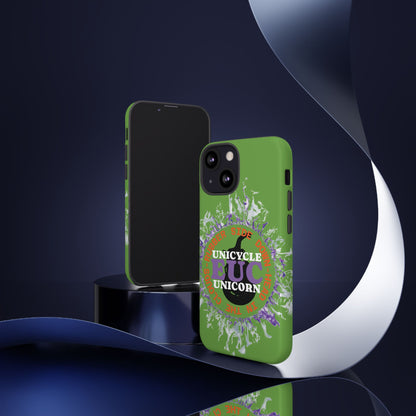 Unicycle Unicorn Purple ring of Fire Tough Case - Durable phone case for EUC fans