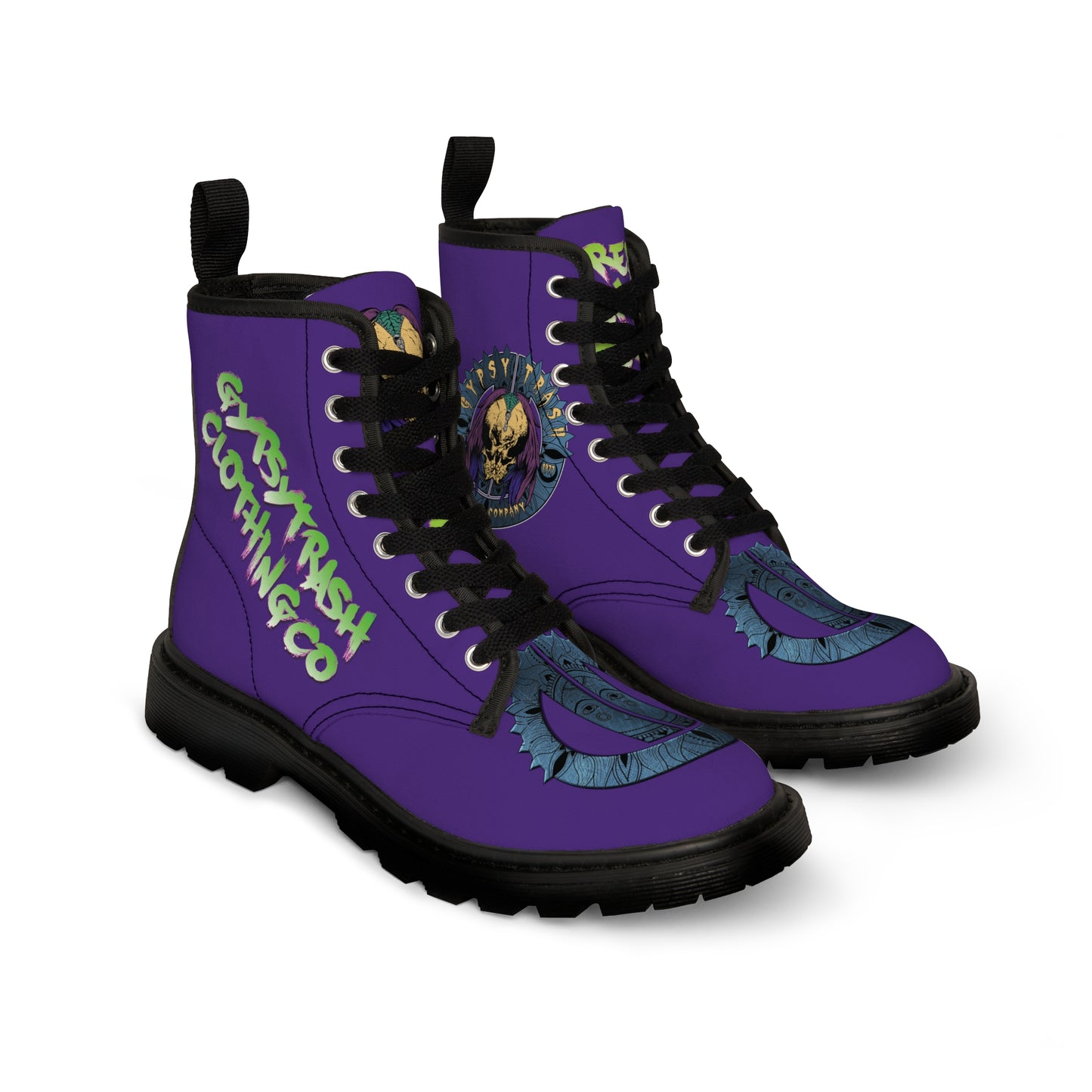 GTCC Men's Canvas Boots (Purple)