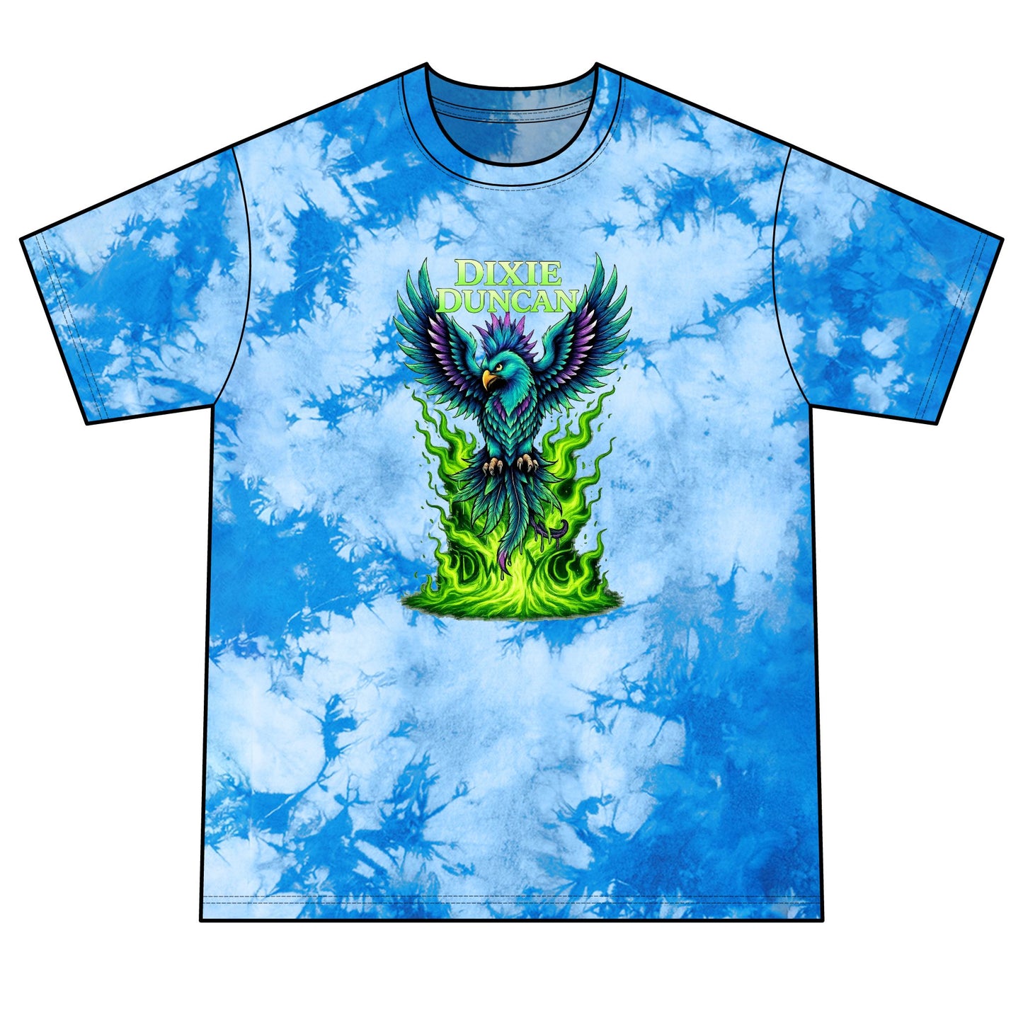Unisex Crystal Tie-Dye Tee