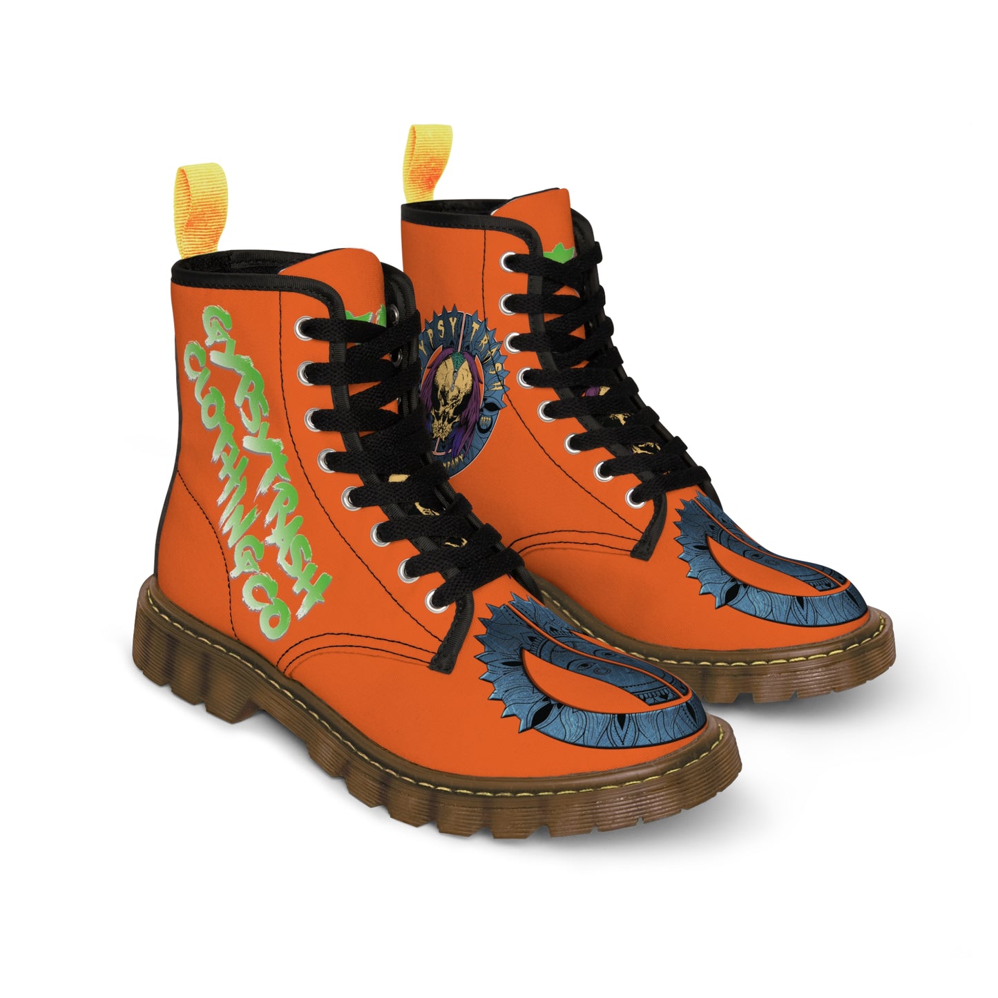 GTCC Women's Canvas Boots (Orange)