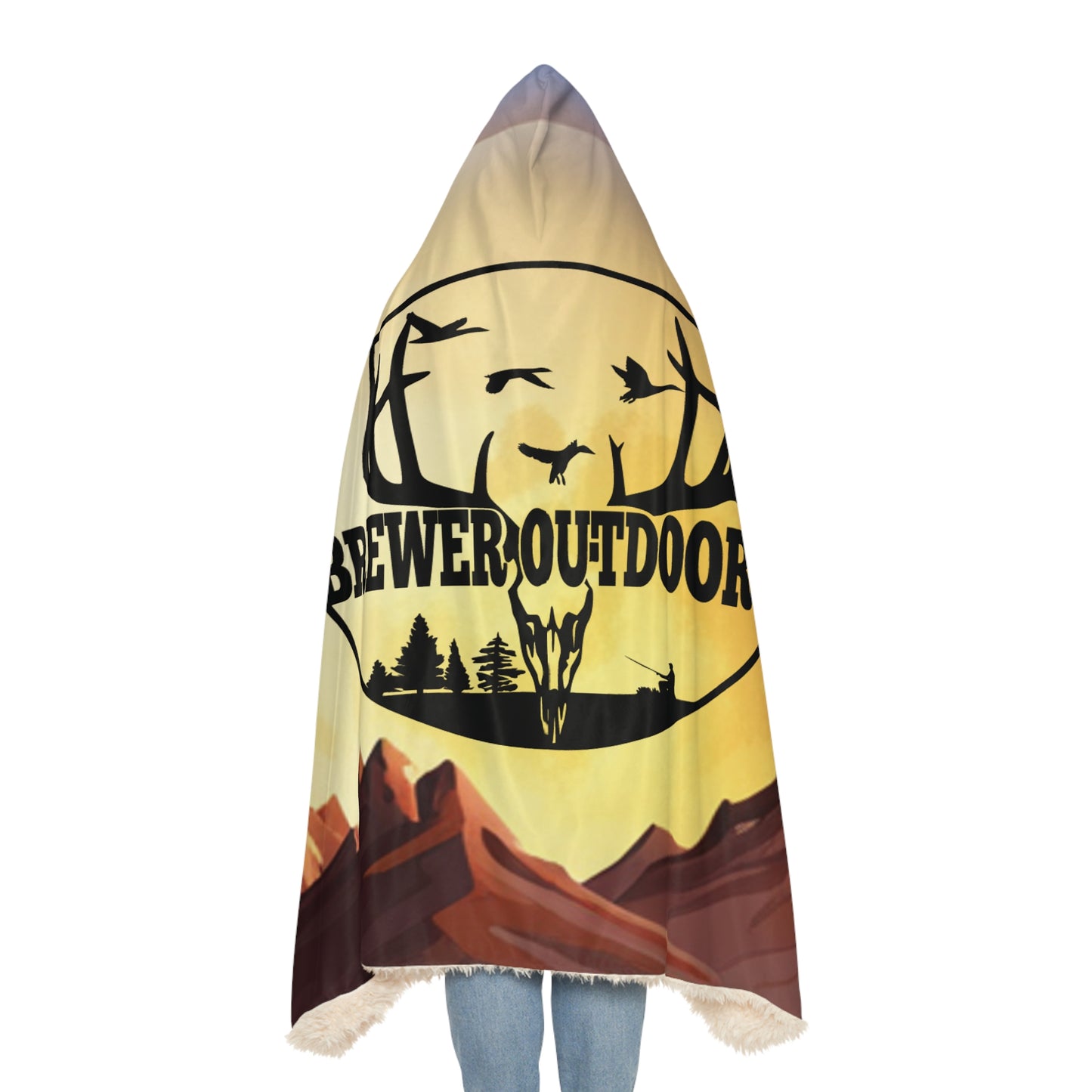 Brewer Outdoors Snuggle Hoodie Blanket