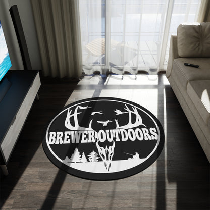 Round Brewer Outdoors Rug