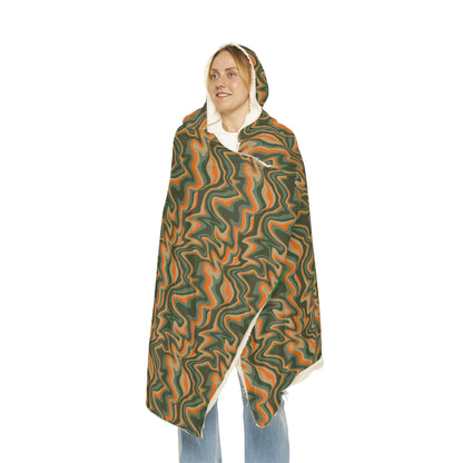 Unbranded Future Camo Orange Snuggle Blanket