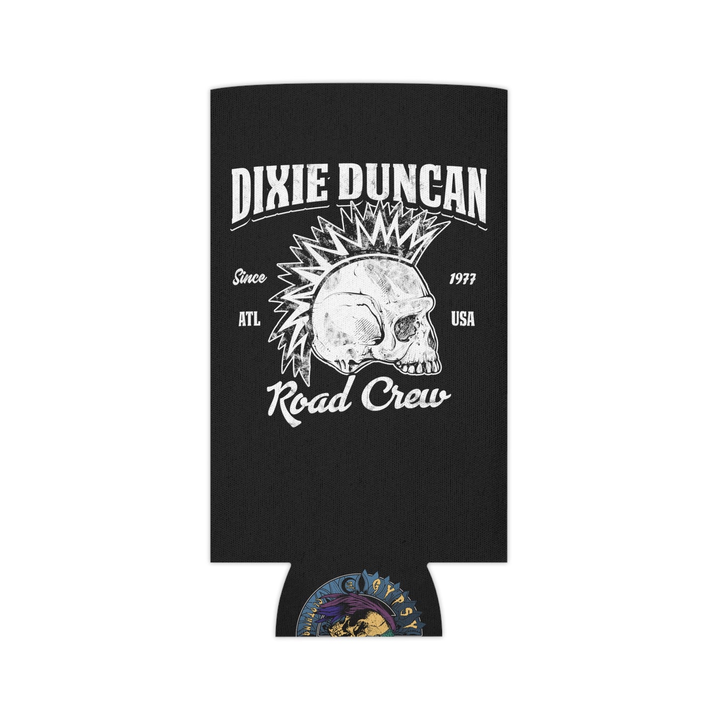 DD Road Crew Can Koozie (Black)