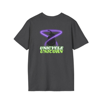 Unicycle Unicorn Unisex Softstyle T shirt
