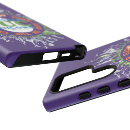 Unicycle Unicorn ring of Fire Tough Case - Durable phone case for EUC fans (purple)