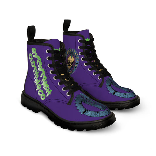 GTCC Women's Canvas Boots (Purple)