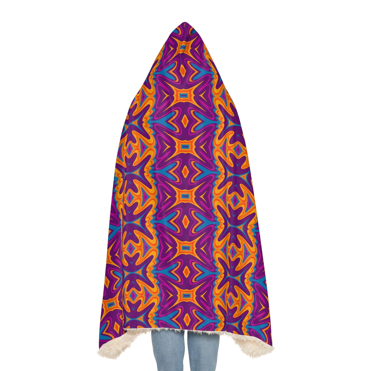 Unbranded Psychedelic Oblink Snuggle Blanket