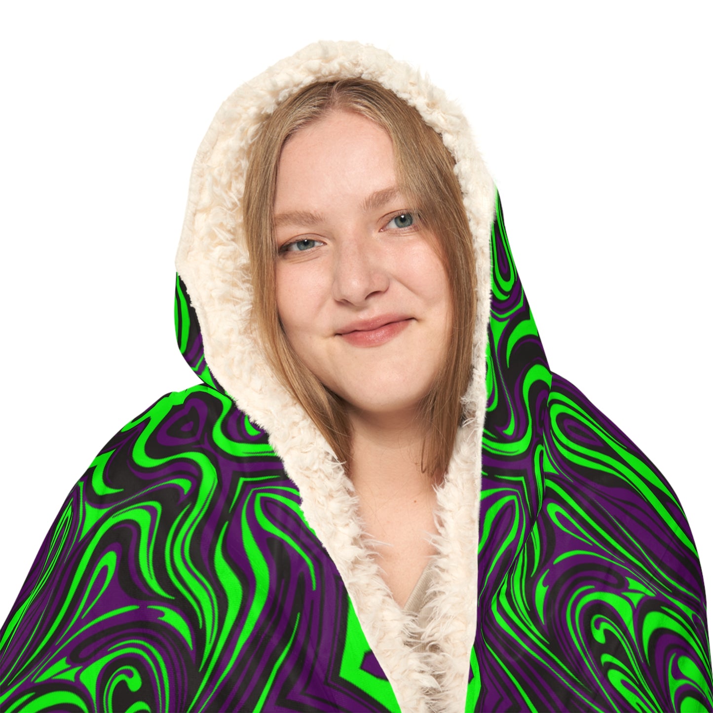 Unbranded Psychedelic Greeple Snuggle Blanket