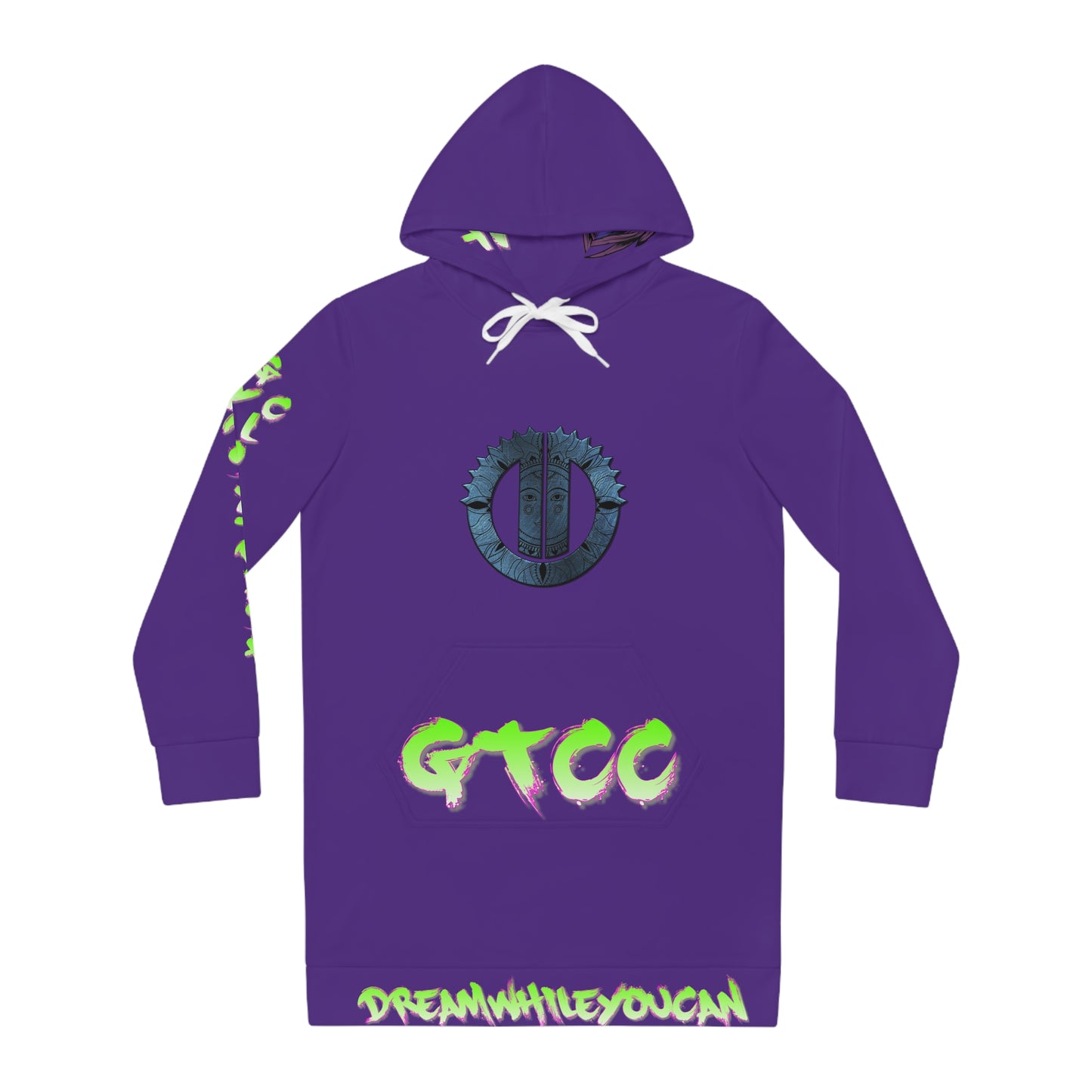 GTCC Womens Hoodie Dress Purple)