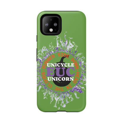 Unicycle Unicorn Purple ring of Fire Tough Case - Durable phone case for EUC fans