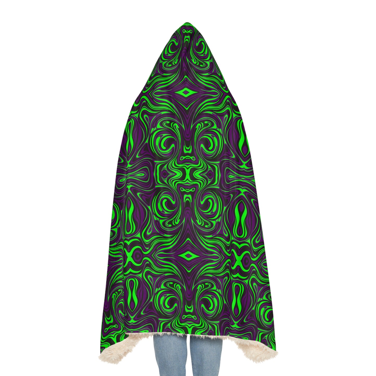 Unbranded Psychedelic Greeple Snuggle Blanket