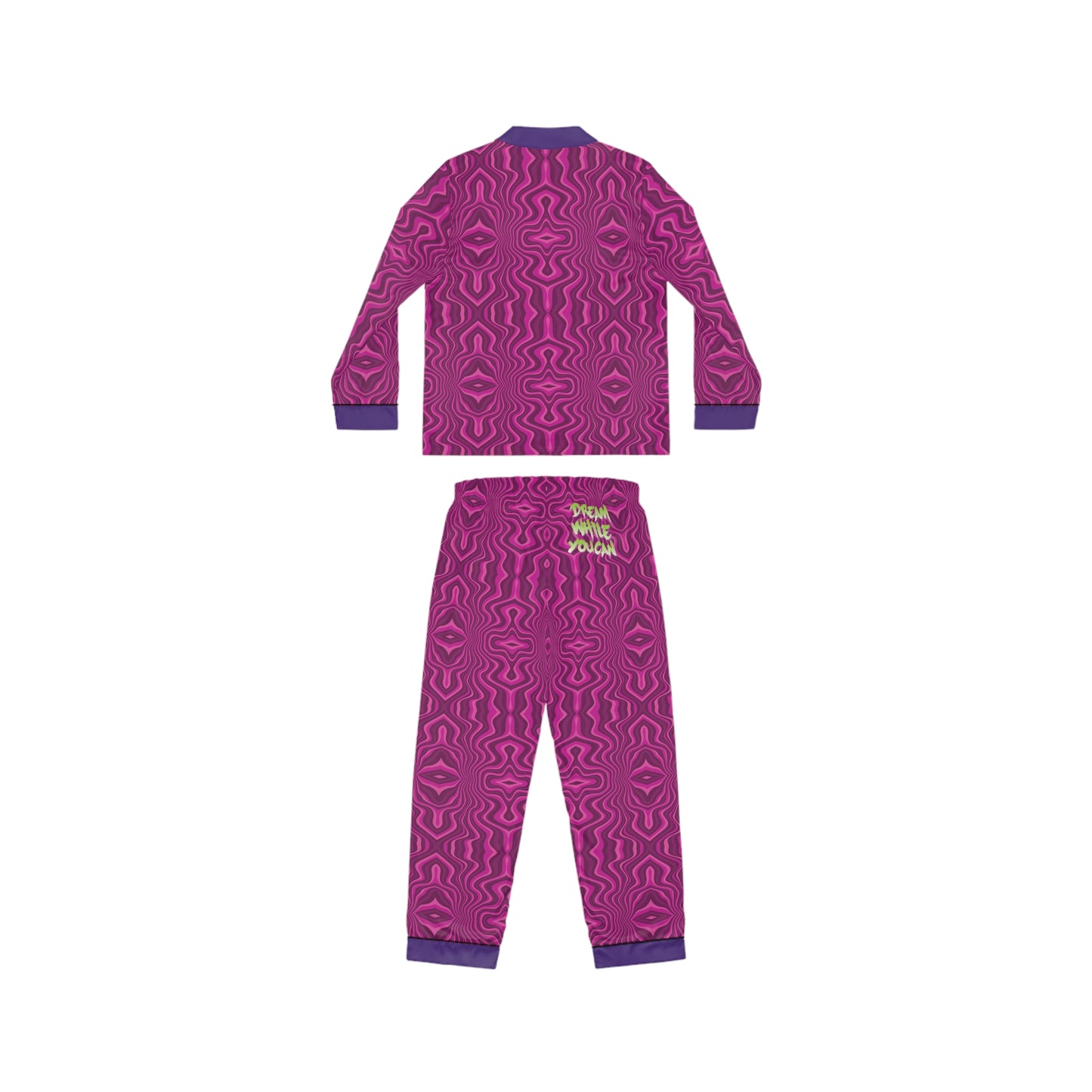 GTCC Psychedelic Pinkple Women's Satin Pajamas