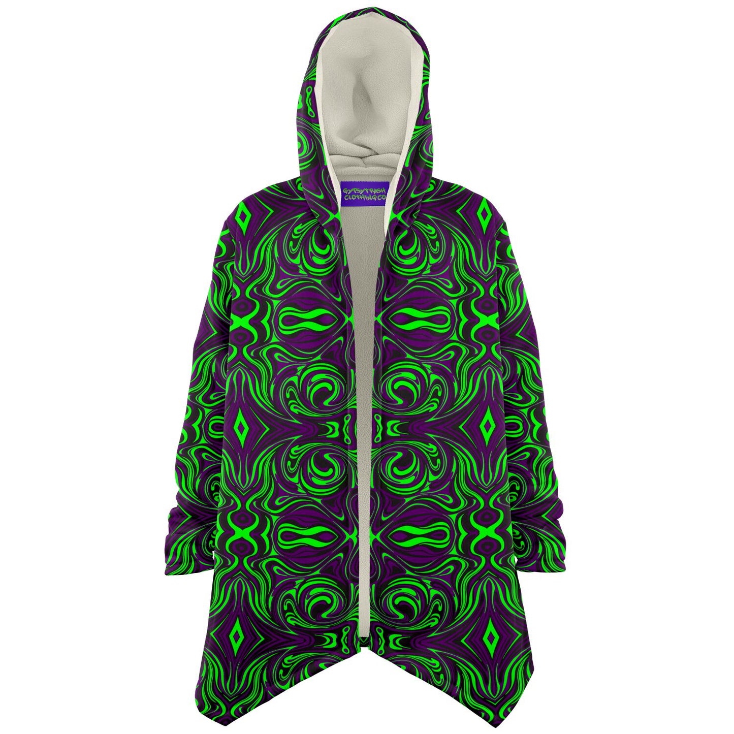 Unbranded Psychedelic Greeple Microfleece Cloak