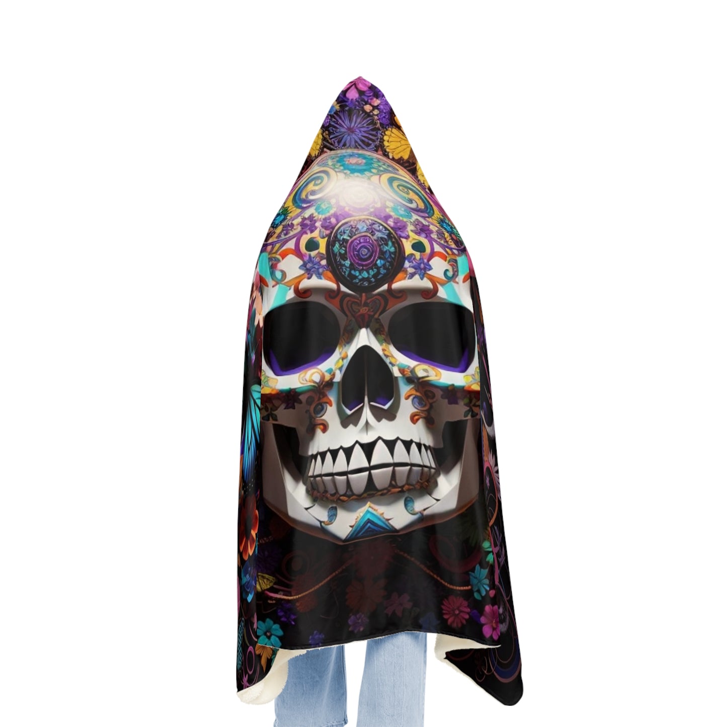 Unbranded Skull #2 Snuggle Blanket