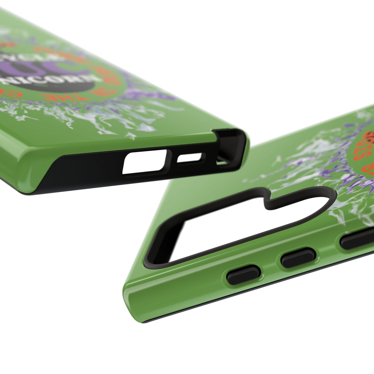 Unicycle Unicorn Purple ring of Fire Tough Case - Durable phone case for EUC fans