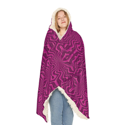 Unbranded Psychedelic Pinkple Snuggle Blanket