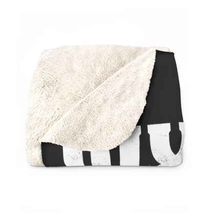 DD Road Crew Sherpa Fleece Blanket (Black)