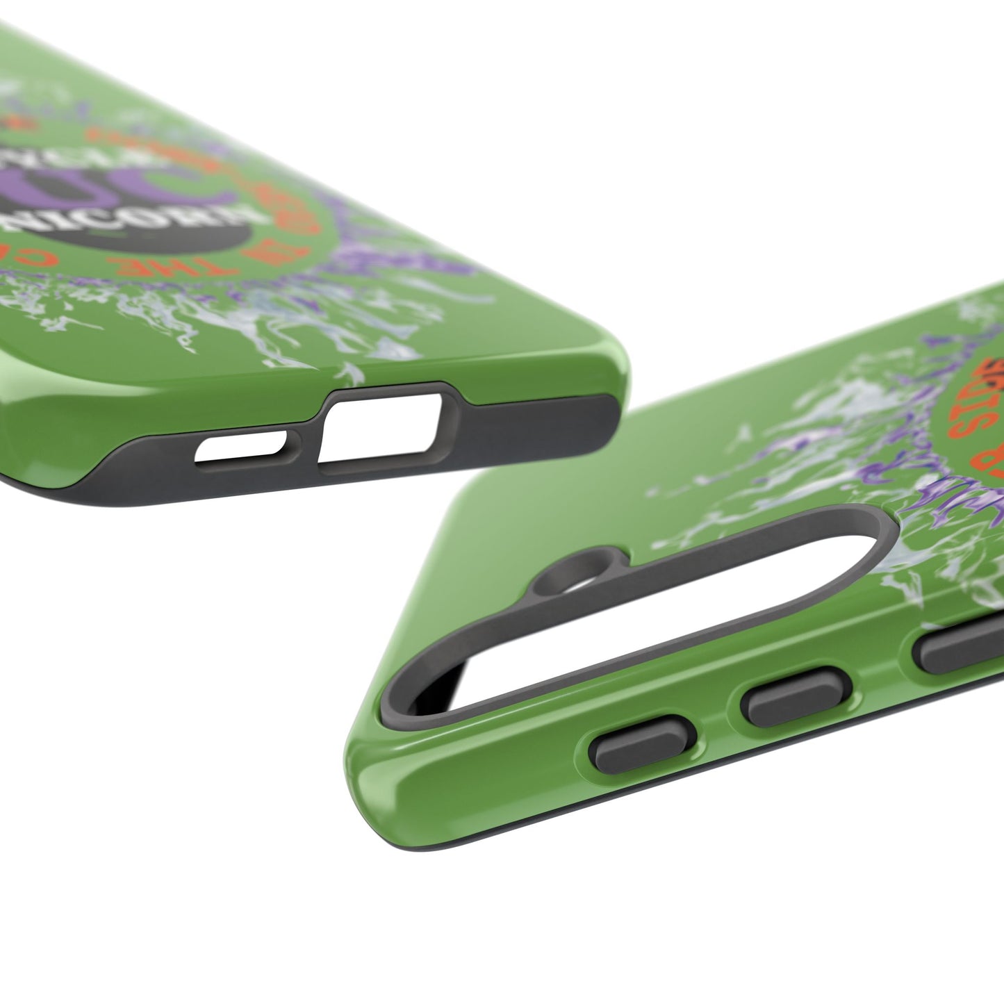 Unicycle Unicorn Purple ring of Fire Tough Case - Durable phone case for EUC fans