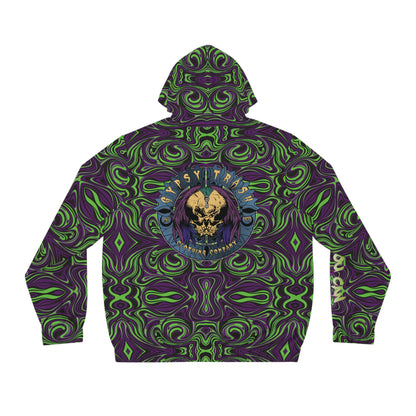 Full-Zip GTCC Psychedelic Greenple Hoodie