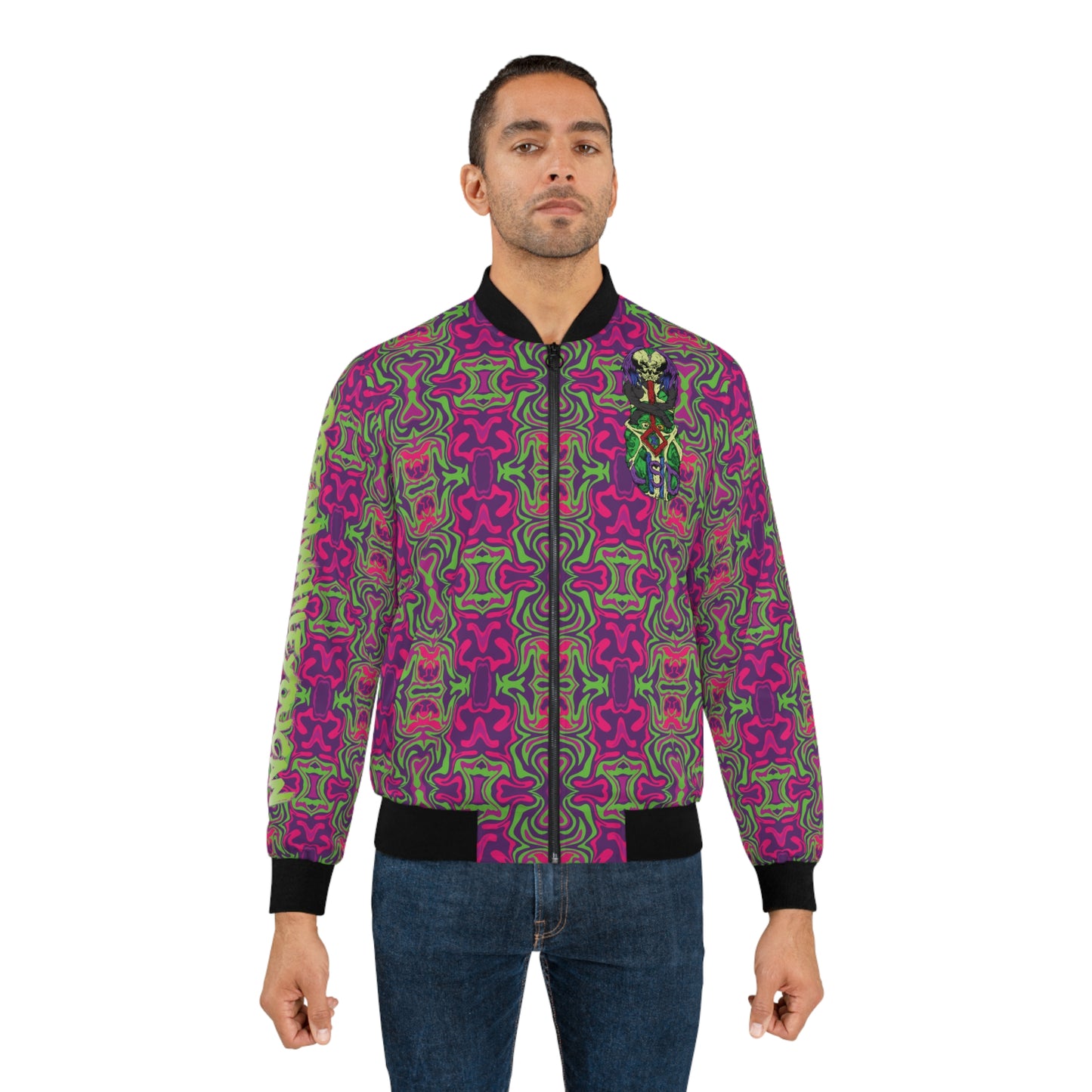 LSD2 Psychedelic Grinkple Bomber Jacket