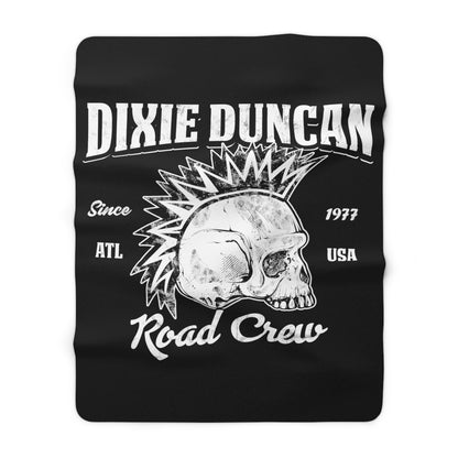 DD Road Crew Sherpa Fleece Blanket (Black)