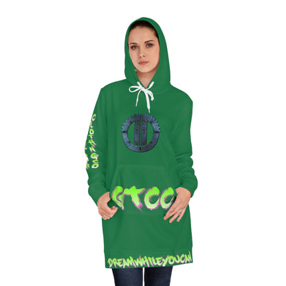 GTCC Womens Hoodie Dress (Green)