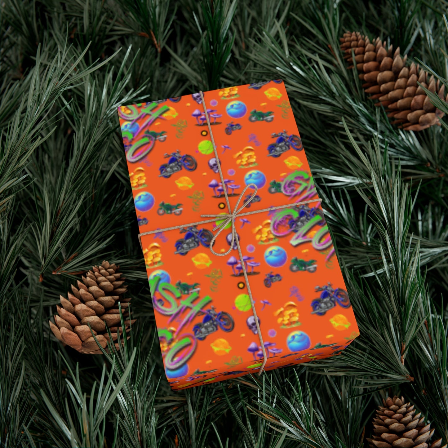 GTCC Gift Wrap Papers Orange