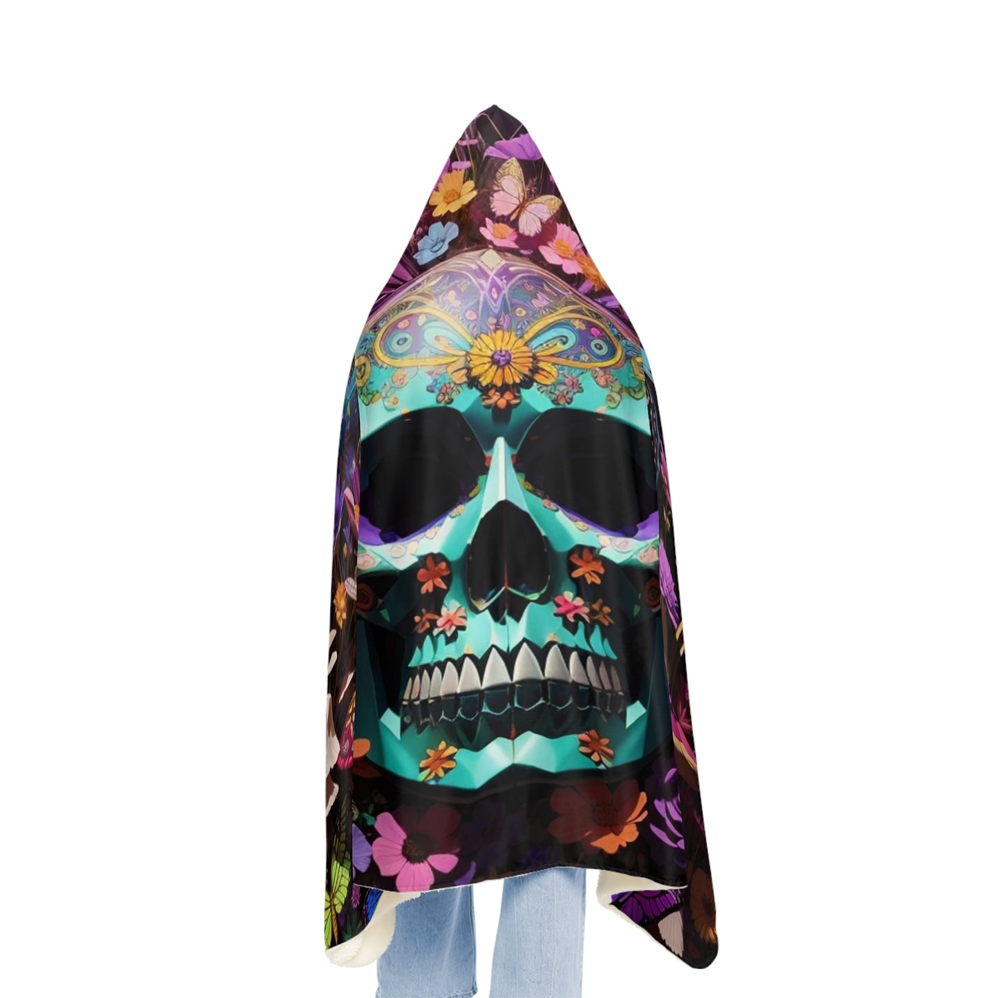 Unbranded Skull #3 Snuggle Blanket