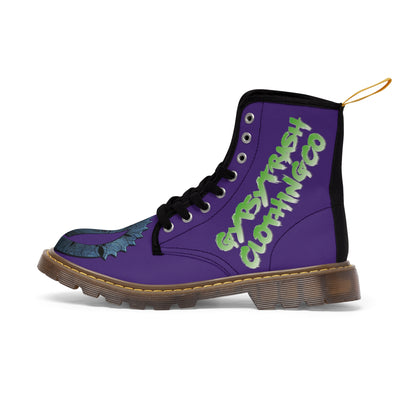 GTCC Women's Canvas Boots (Purple)