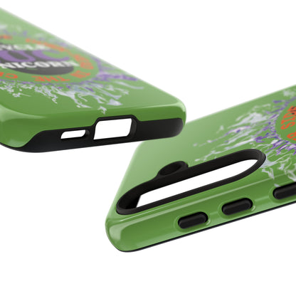 Unicycle Unicorn Purple ring of Fire Tough Case - Durable phone case for EUC fans