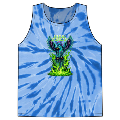 Unisex Tie-Dye Phoenix Tank Top