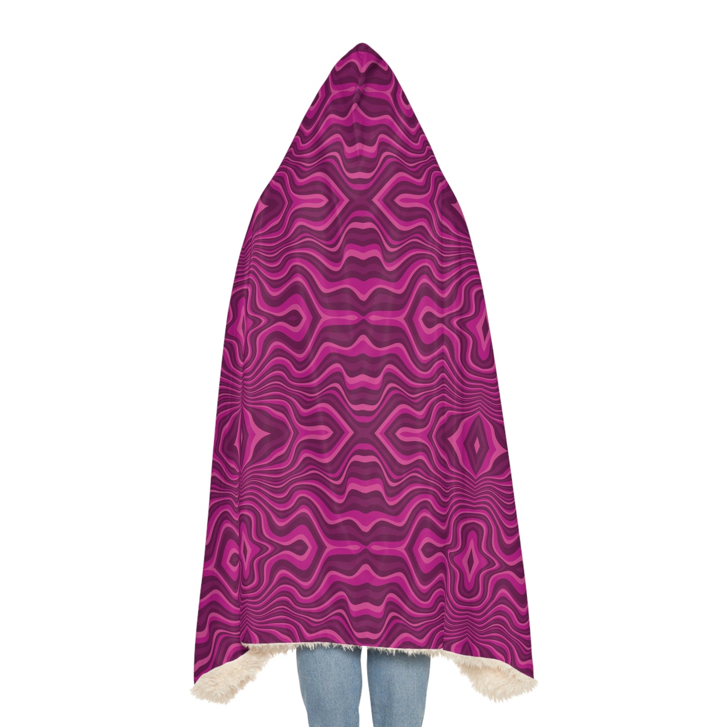 Unbranded Psychedelic Pinkple Snuggle Blanket