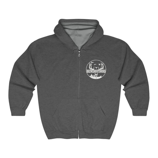 Brewer Outdoors Full Zip Hooded Sweatshirt