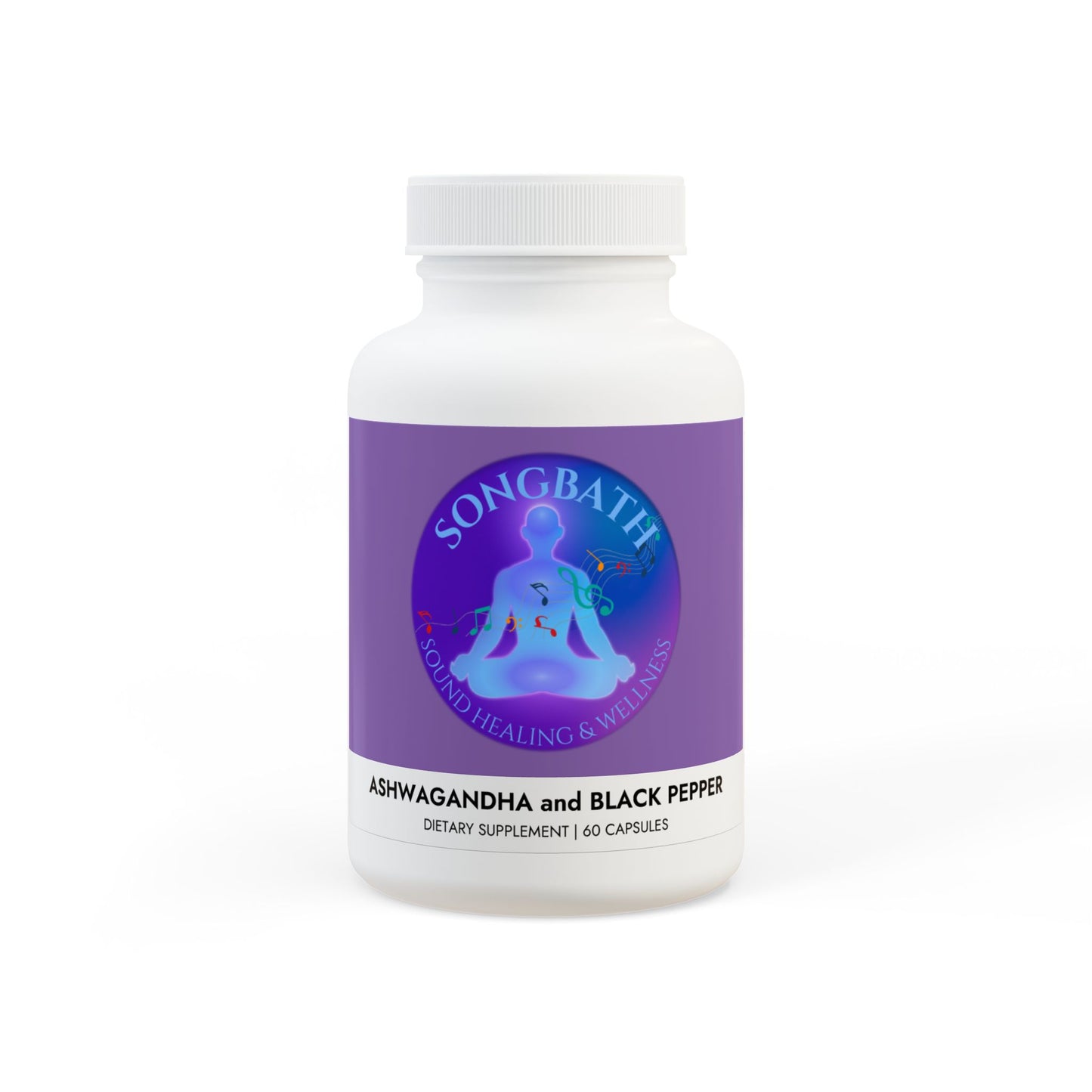 Ashwagandha and Black Pepper Supplement (60 capsules)