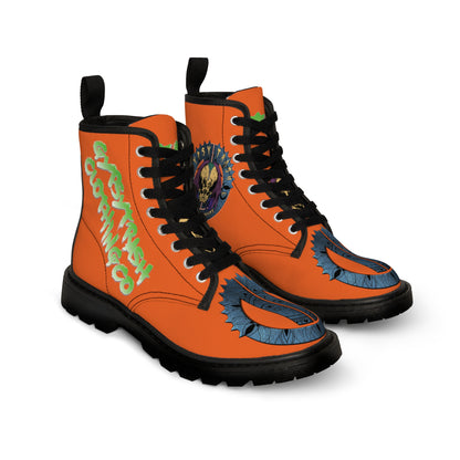 GTCC Women's Canvas Boots (Orange)