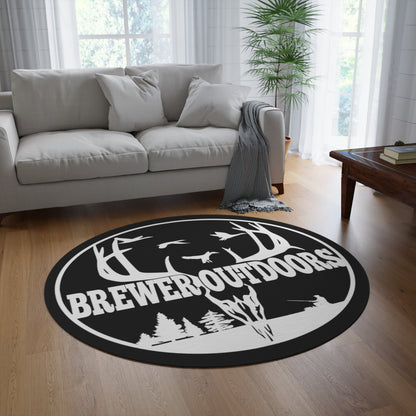 Round Brewer Outdoors Rug