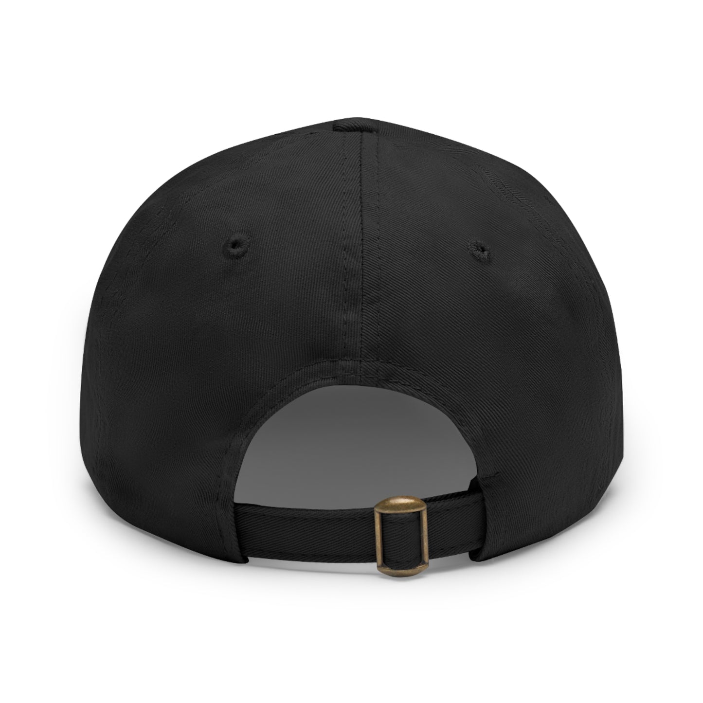 Hat with Leather Road Crew Patch