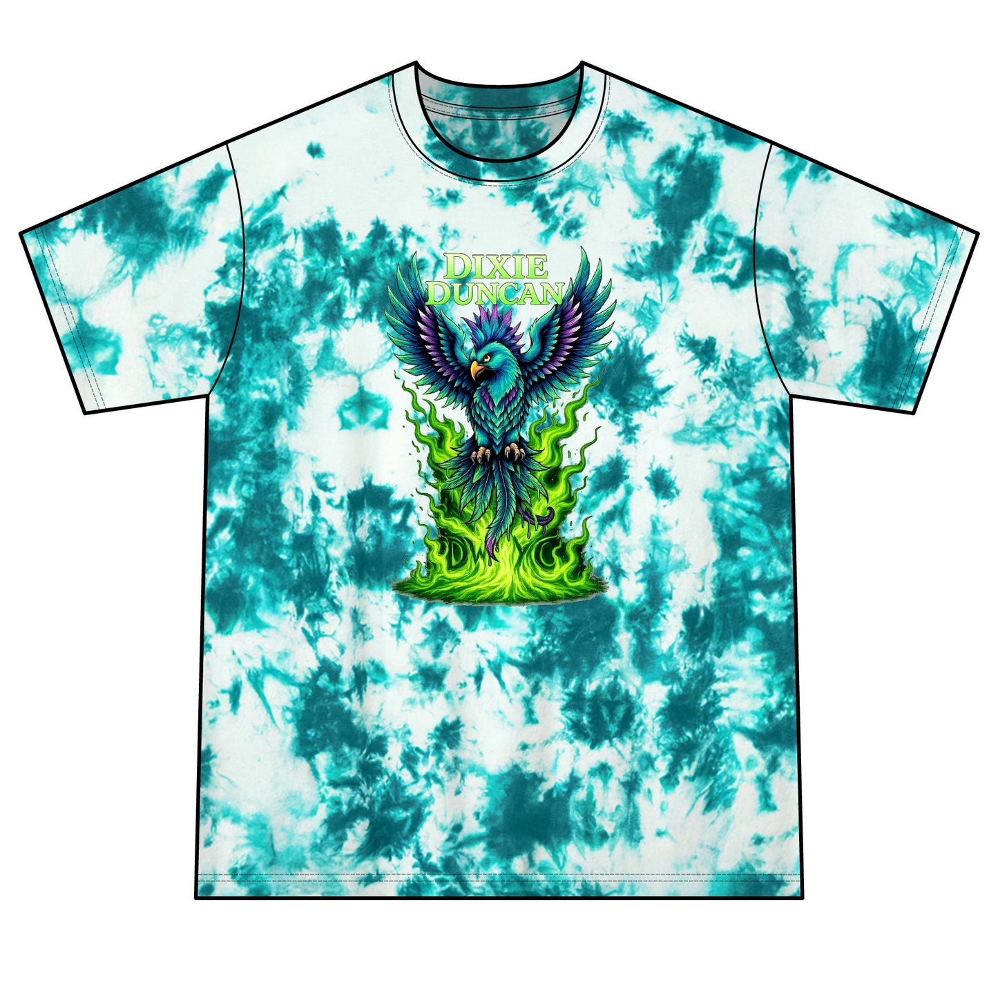 Unisex Crystal Tie-Dye Tee