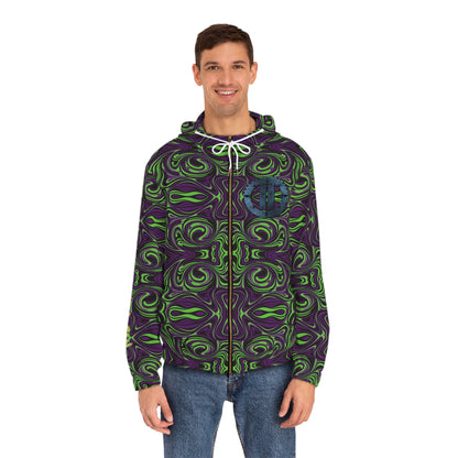 Full-Zip GTCC Psychedelic Greenple Hoodie