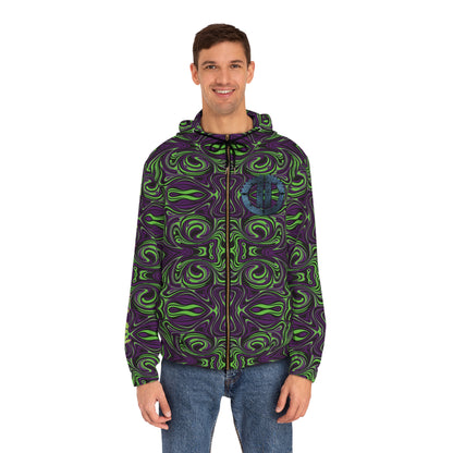 Full-Zip GTCC Psychedelic Greenple Hoodie