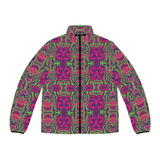 Unbranded Psychedelic Grinkple Men's Puffer Jacket