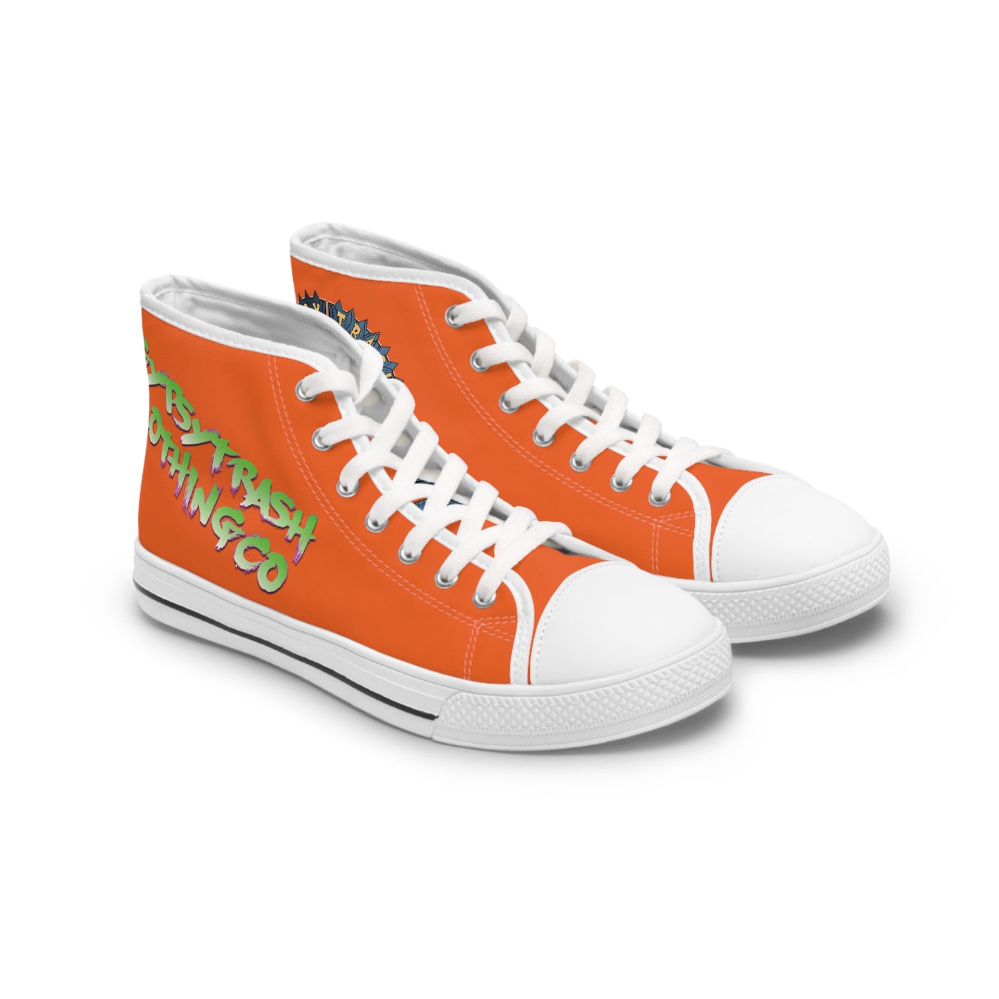 GTCC Womens High Top Sneakers (Orange)