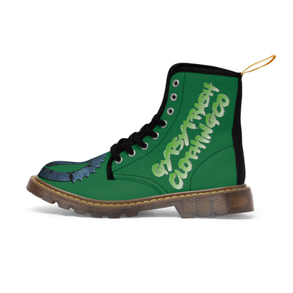 GTCC Women's Canvas Boots (Green)