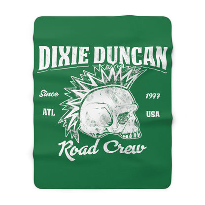 DD Road Crew Sherpa Fleece Blanket (Green)