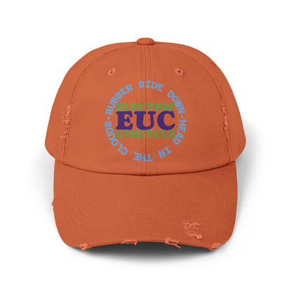 Unicycle Unicorn EUC Distressed Cap