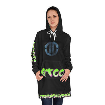 GTCC Womens Hoodie Dress (Black)