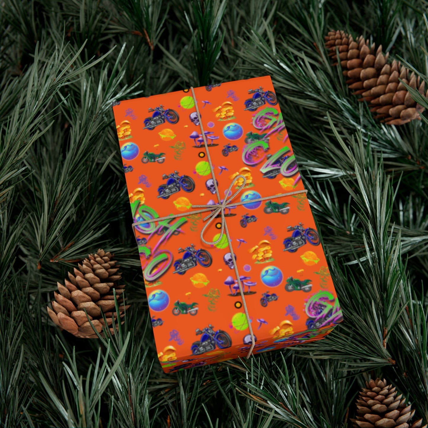 GTCC Gift Wrap Papers Orange